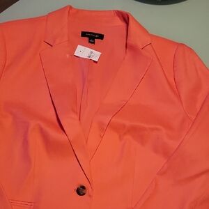 Ann Taylor Women's Vibrant Coral Blazer